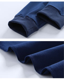 กางเกงขากว้างลำลองสำหรับผู้ชายกางเกงผ้าฝ้าย100% ปรับแต่งได้ตามต้องการมีแถบผ้าปะที่ทนทาน - Product Image 3