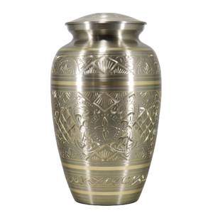 Elegant Cremation Urn with Floral Design Decorative and Functional <b>Memorial</b> <b>Keepsake</b> for Human Ashes - Product Image 2