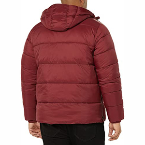 Wholesale Hooded Men's Puffer Jacket High Quality Winter Warm Breathable Eco-Friendly Custom Colors & <b>Sizes</b> Bulk Supplier - Product Image 4