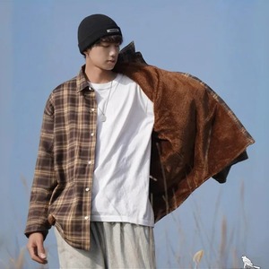 2025 hiver nouveau hommes mode tendance veste grande taille col épais haute qualité mi jeunesse décontracté moto style veste - Product Image 6