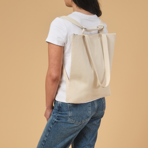 Unique Pattern Long Handle Common Cotton <b>Canvas</b> <b>Tote</b> Bag No Gusset <b>Tote</b> Bag With Zipper Closure Backpack <b>Tote</b> Bag Multi Function - Product Image 3