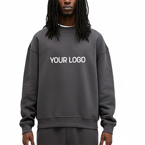 Sudadera con Capucha de Alta Calidad para Hombre, Manga Larga, Cuello Redondo, 100% Algodón, con Logotipo Personalizado Serigrafiado, Estilo Hip Hop - Product Image 1