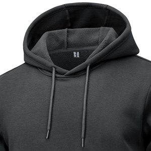 Top qualité personnalisé imprimé Logo pull noir lavage à l'acide 100% coton à capuche en plein air unisexe poids lourd hommes sweats à capuche - Product Image 2