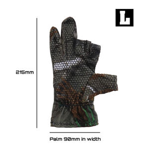 Guantes de pesca, guantes de protección solar UV hechos a medida, guantes de pesca deportivos suaves sin dedos, fabricante - Product Image 2
