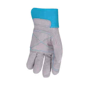 Guantes de seguridad para aparejo de cuero dividido de vaca de alta calidad Guantes de trabajo de protección de manos resistentes de alto rendimiento duraderos - Product Image 6