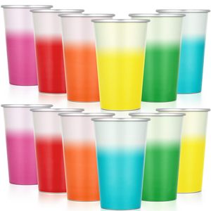 Taza de aluminio personalizada de 12oz que cambia de Color, taza mágica de Metal que cambia de Color frío <span class=keywords><strong>para</strong></span> fiesta de <span class=keywords><strong>cumpleaños</strong></span> reutilizable apilable - Product Image 5