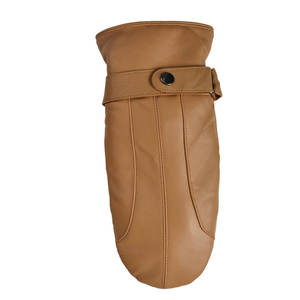 Mitaines classiques en cuir véritable pour les aventures hivernales en plein air avec intérieur en fourrure et couche extérieure souple et souple pour le confort - Product Image 5