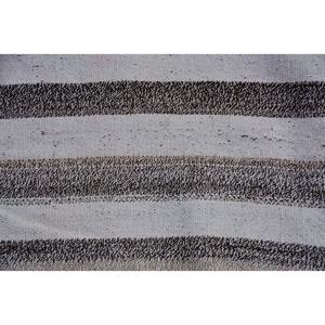 Traditional Vintage <b>Turkish</b> Rug 5.9 X 8.3ft White Gray Patchwork Wool <b>Carpet</b> Living Room Decor with Latex Backing Big Size - Product Image 5