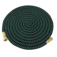 Tuyau d'arrosage extensible de 100 pieds, flexible et rétractable, avec buse de pulvérisation à 10 fonctions pour le lavage de voiture et l'irrigation du jardin