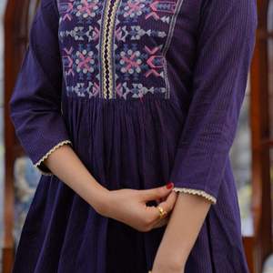 Premium Cotton Short <b>Top</b> for Ladies Lightweight Summer Comfort Ethnic Clothing <b>Indian</b> Pakistani Maruti Fashion MF334 Digital - Product Image 5