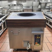 Tandoor électrique en bois de qualité supérieure avec four en argile durable et finition en bois naturel parfait pour Naan Roti et Kebabs