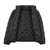 Blousons d'hiver matelassés pour femmes en gros, nouvelle collection, sans coutures, pliables, gris, rembourrés en coton, satinés, imperméables