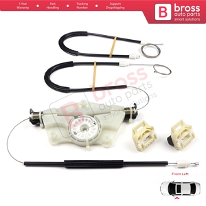 Kit de réparation de lève-vitre BWR125 pour porte avant gauche Toledo MK2 1M2 1998-2004 Leon MK1 1M1 1999-2006 4/5 portes 1M0837461A - Product Image 4