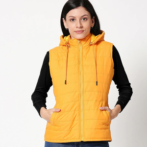 Custom 2024 OEM ODM Chaqueta de plumón de manga abullonada para mujer Chaqueta impermeable a prueba de viento de vuelo corto - Product Image 2