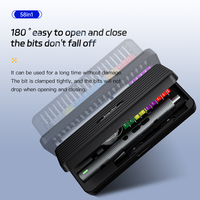 Kit de tournevis électrique de précision Kingsdun 58 en 1 avec double alimentation et charge rapide Type-C pour la réparation professionnelle de PC