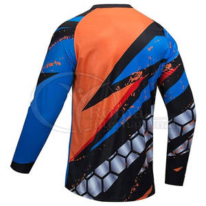 Jersey de Ciclismo MTB Personalizado de Fábrica OEM, Jersey de Descenso Sublimado Transpirable, Jersey de Bicicleta MTB de Alto Rendimiento Personalizado - Product Image 4