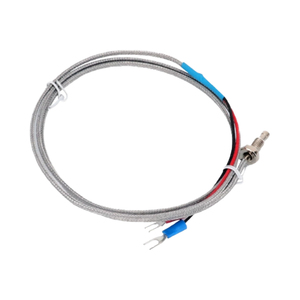 K/E Type <strong>Screw</strong> Thermocouple M6 <strong>Thread</strong> <strong>Temperature</strong> <strong>Sensor</strong> Probe PT100 Thermal Resistance Compression Spring Type - Product Image 1