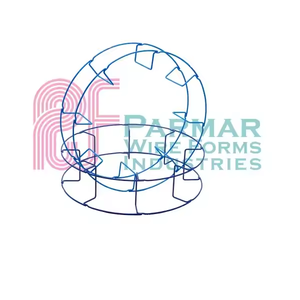 Canasta de Alambre Galvanizado Industrial para Enrollado Eficiente de Cables y Dispensación de Alambre - Product Image 2