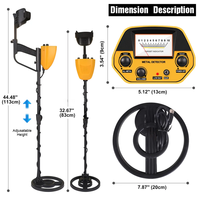 MD5090 Gold, détecteur de métaux avec capteur étanche
