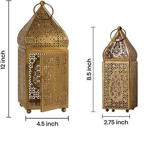 Petite lanterne en verre gaufré coloré Style unique pour les fêtes et autres occasions Cadeaux décoratifs à la mode - Product Image 6