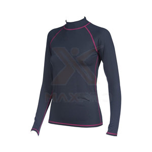 Camisetas de Compresión Deportivas para Mujer, Último Estilo, Transpirables, Ecológicas, de Secado Rápido, Alta Calidad, Cómodas, de Spandex/Poliéster - Product Image 3