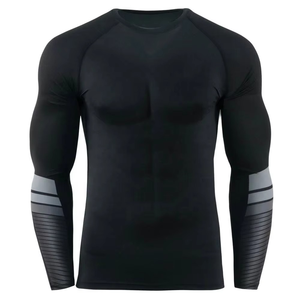 Custom Professional Rash Guard BJJ for Adults Custom Pack for All Sportswear and Outdoor Activities MMA Rash Guard for Sale - Product Image 2