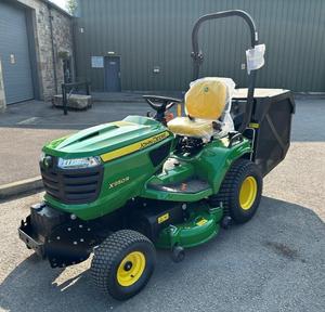 Tondeuse autoportée John Deere X950R 25 CV 4 temps, moteur électrique 28 V, tracteur de jardin robuste avec bac de ramassage - Product Image 1