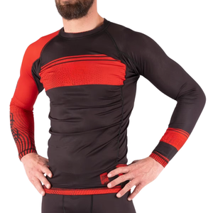 Best Quality Wholesale Rash Guard Customized Long Sleeve Rush Guard Stretch Fitness Quick Dry Swim Wear Rash Guard - Product Image 3