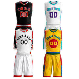 Conjuntos de Camisetas de Baloncesto Transpirables y Personalizables para Hombre, Tallas Grandes, Camisetas Deportivas de Malla con Impresión de Nombre y Número, Ropa Deportiva de Verano - Product Image 1