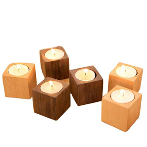 Bougeoirs, bols et couvercles en bois de luxe | Pots à bougies de qualité supérieure et accessoires de décoration pour la maison Fourniture d'usine - Product Image 5