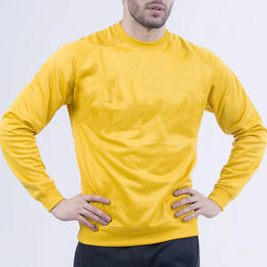 Sudadera con capucha de cuello redondo bordada de alta calidad para hombre, sudadera Unisex con logotipo personalizado 100% algodón Vintage en blanco, Sudadera con cuello redondo - Product Image 1