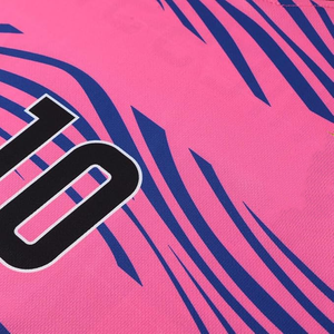 ชุดเสื้อฟุตบอลผ้าโพลีเอสเตอร์แบบ100% ชุดยูนิฟอร์มฟุตบอลแห้งเร็ว - Product Image 3