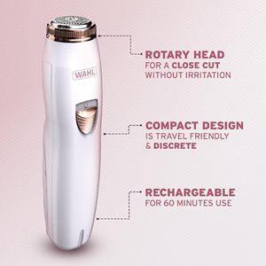 Tondeuse rotative rechargeable sans douleur avec lame en acier inoxydable pour l'épilation du visage des femmes, rasoir IPX7 pour le dessus des lèvres, les joues et le menton - Product Image 6