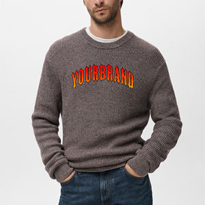 Pull en maille pour homme de haute qualité 100% coton, décontracté, chaud, anti-boulochage, respirant, classique, vente d'hiver - Product Image 1