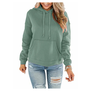 เสื้อฮู้ดสวมหัวแบบแฟชั่นสำหรับผู้หญิงกันรอยยับและระบายอากาศสวมใส่และซักโลโก้ได้ง่าย - Product Image 1