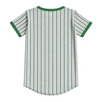 Jersey de Béisbol Gris Legacy, Ropa de Hermandad Griega, Jersey Deportivo Rosa y Verde para Mujer, Transpirable, 100% Malla