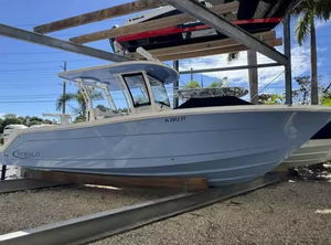 Bateau de pêche sportive offshore spacieux d'occasion 2023, style console centrale, durable, embarcation d'aventure marine 30 pieds avec remorque - Product Image 6