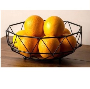 Panier à fruits artisanal pour hôtel, restaurant, mariage, table, rangement alimentaire, haute qualité, style unique, panier doré - Product Image 5