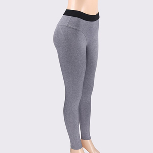 Logo personnalisé de haute qualité taille haute bout à bout entraînement Gym Fitness vêtements de Yoga Sport Leggings sans couture pour les femmes avec poche - Product Image 6