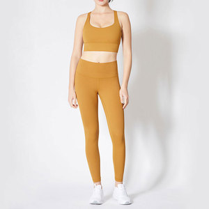 Conjunto deportivo de secado rápido para mujer, ropa cómoda de malla para Fitness y Yoga, venta al por mayor, oferta - Product Image 1