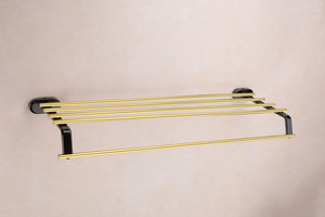 Số lượng lớn khách sạn lớp khăn kệ sang trọng 18 "thép không gỉ phòng tắm ủ với Hooks chải cho 5-sao khu nghỉ mát, spa, và cao - Product Image 4