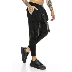 2024 Trending Custom Cotton Fleece Gym Joggers Proveedor profesional Casual Men's Blank Jogger Pants para diseño de logotipo al por mayor - Product Image 4