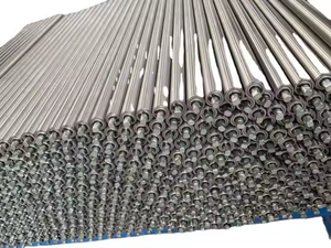 Rodillo de acero dulce Cobre Zinc Aluminio Revestimiento en aerosol Varias aplicaciones industriales para tinta transportadora Incluye rodamiento de rodillos - Product Image 4