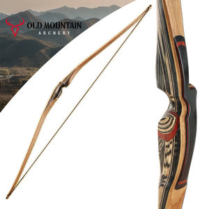 Arco de Arquería Tradicional de Alta Calidad Old Mountain Archery Mesa, Arco Largo de Caza, Arco de Arquería Chino en Venta - Product Image 1