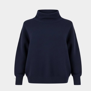Sweat-shirt en molleton de coton long à col montant personnalisé de qualité supérieure pour les sororités, pour la mode universitaire et le style de vie - Product Image 5
