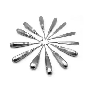 Jeu d'ascenseurs dentaires en acier inoxydable avec logo personnalisé Forceps d'extraction de dents manuels Instruments chirurgicaux pour l'extraction de dents - Product Image 3