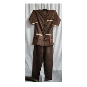 Hot Sale Custom Design High Quality Long Sleeve Trovine Fabric Women Housekeeping Uniform Hotel Uniform Available at Export