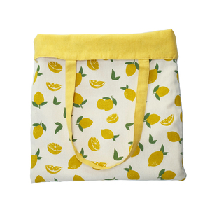 Sac fourre-tout réutilisable et écologique en toile de coton recyclé pour l'épicerie avec logo personnalisé - Product Image 4