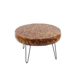 Table Mosaïque Ronde Avec 4 Pieds En Fer Meilleure Qualité Meubles D'Indonésie Moderne Classique - Product Image 1