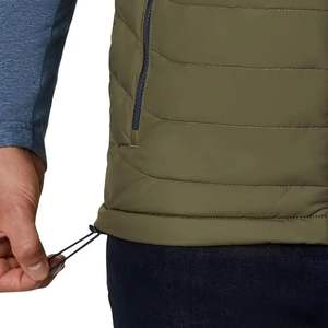 Gilet matelassé zippé imperméable, respirant et coupe-vent personnalisé pour homme, vêtement d'extérieur d'hiver avec plusieurs poches, style urbain - Product Image 6